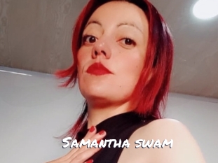 Samantha_swam